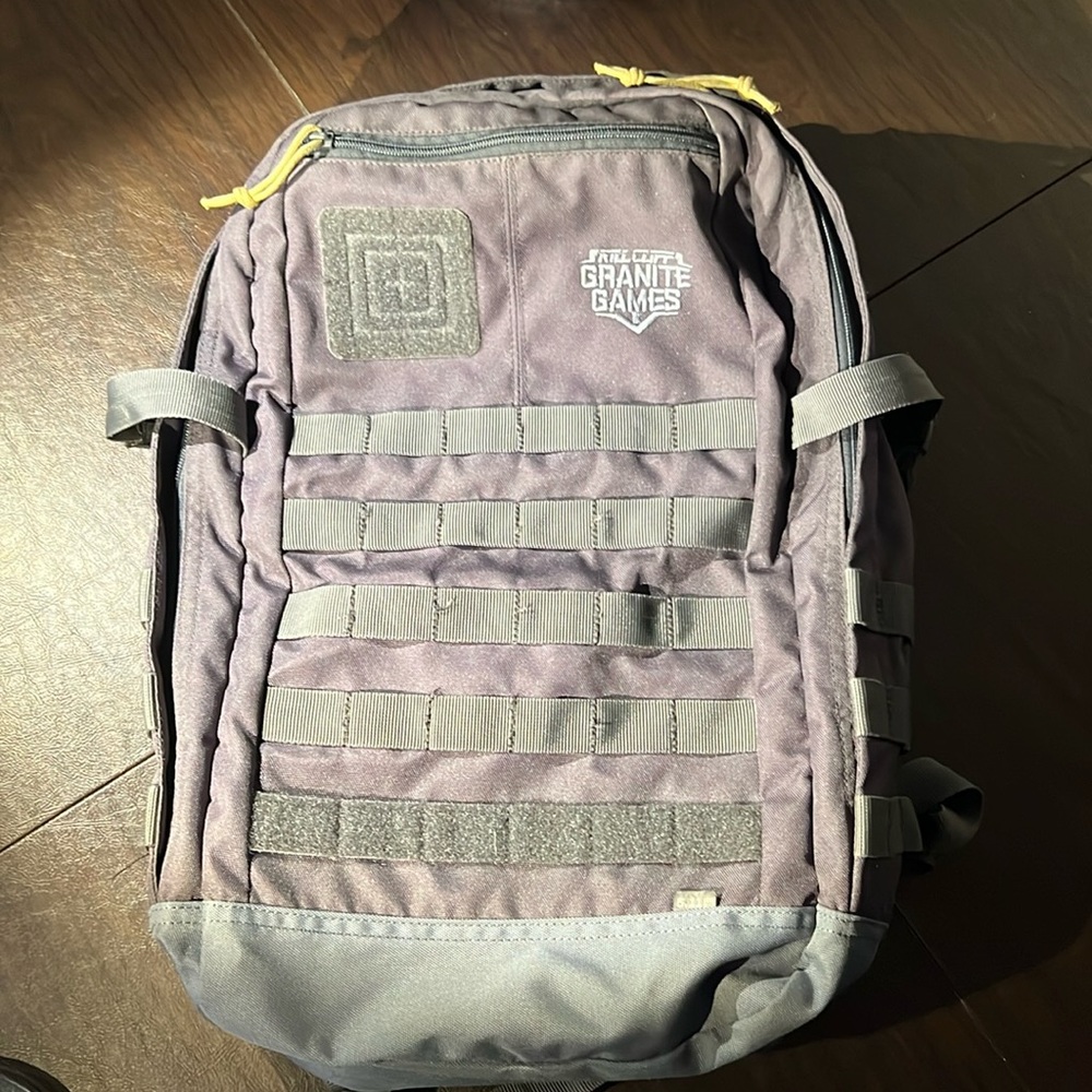 Vintage 5.11 Tactical Backpack. Kill Cliff Granite Games edition.